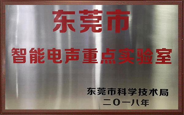 東莞市智能電聲重點實驗室